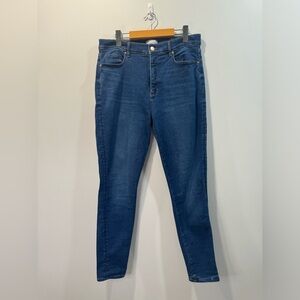 🎉 LOFT Dark Blue High Waisted Skinny Jeans